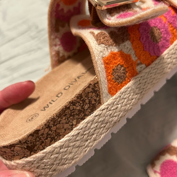 DIVA Lounge Multicolor Buckle Sandals - Picture 5 of 5